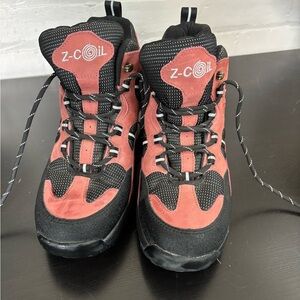 Z-Coil Coral Red and Black Outdoor Lace-Up Sneakers